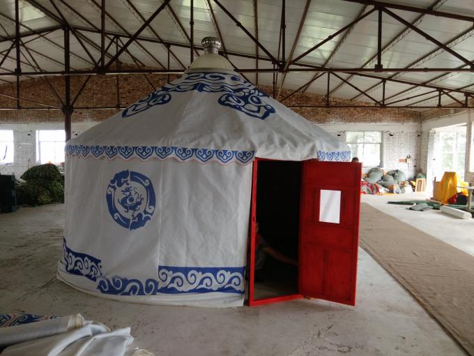 型-検査の木フレームの構造が付いている家族のモンゴル人のYurtのテント