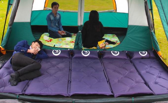 キャンバスの生地の抵抗力があるよい引き裂くことを用いる屋外のキャンプ テントの二重層